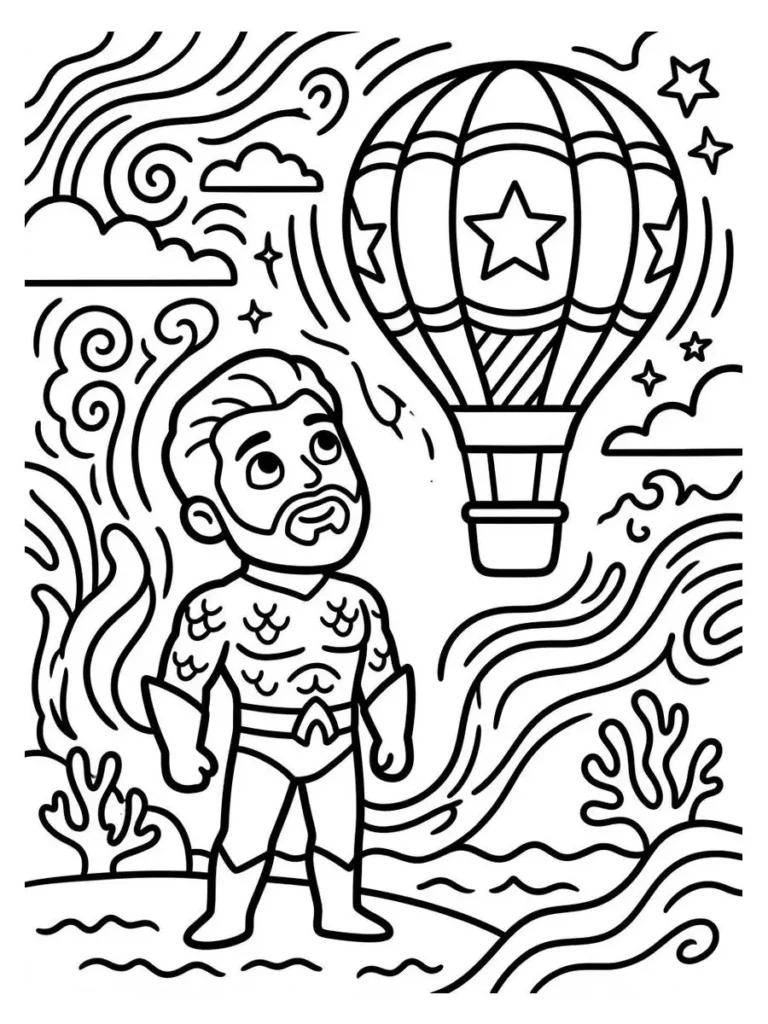 aquaman coloring page_14