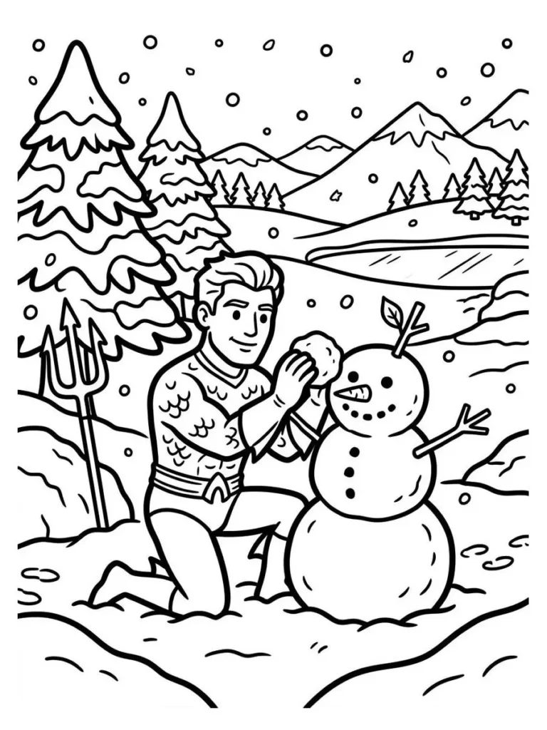 aquaman coloring page_15