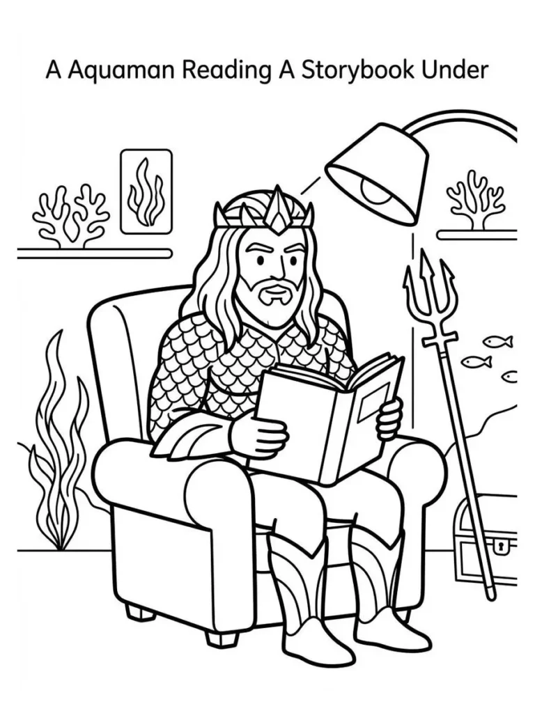 aquaman coloring page_19