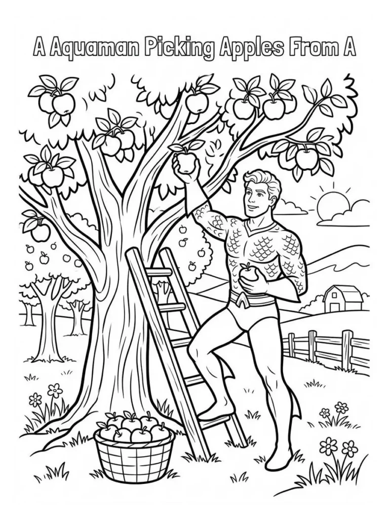 aquaman coloring page_2