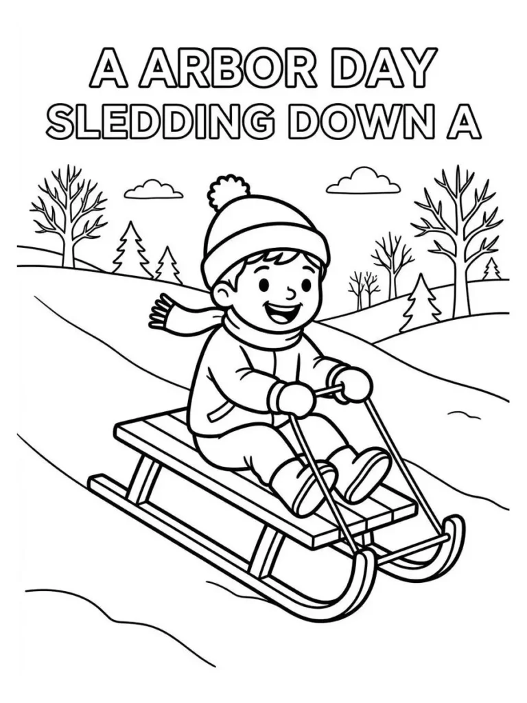arbor day coloring page_12