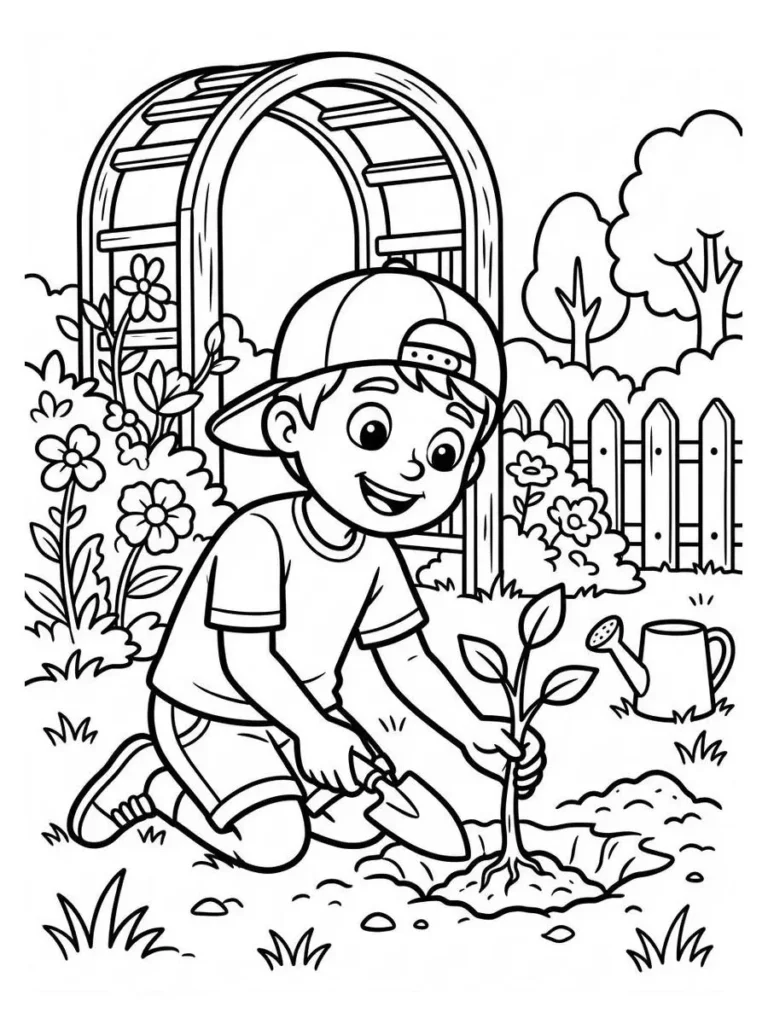 arbor day coloring page_16