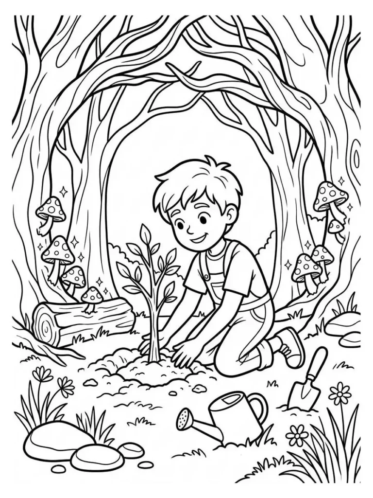 arbor day coloring page_20