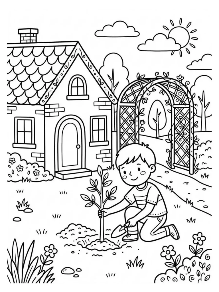 arbor day coloring page_21