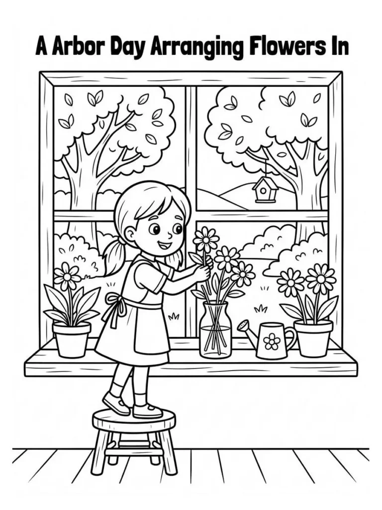 arbor day coloring page_22