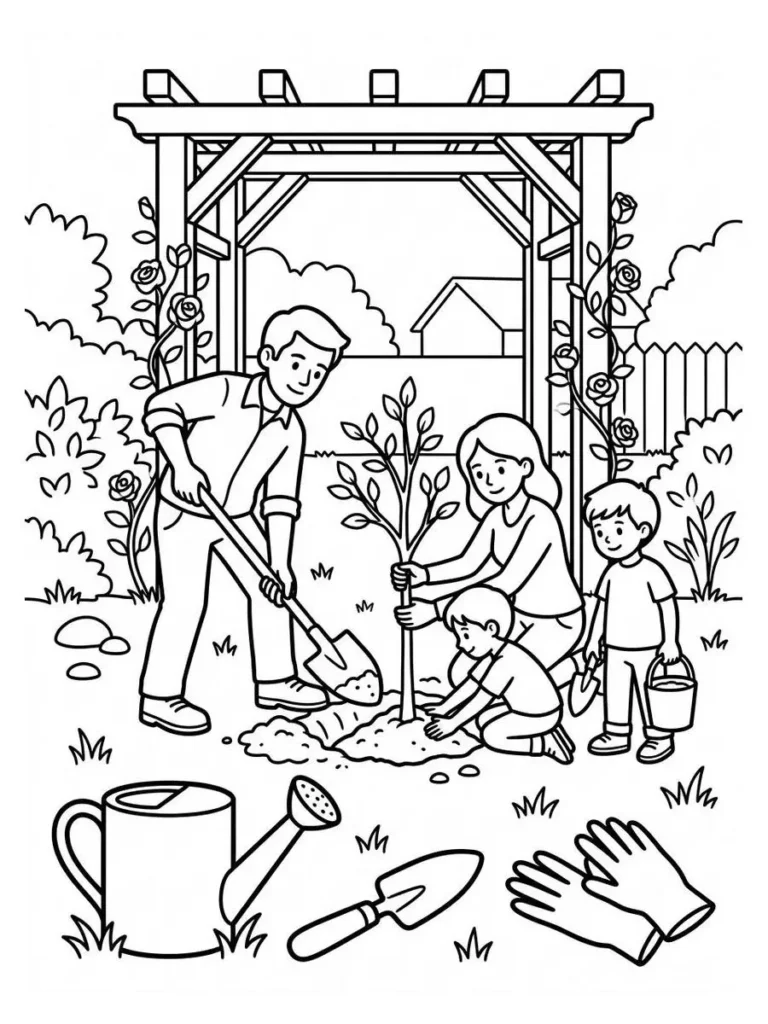 arbor day coloring page_23
