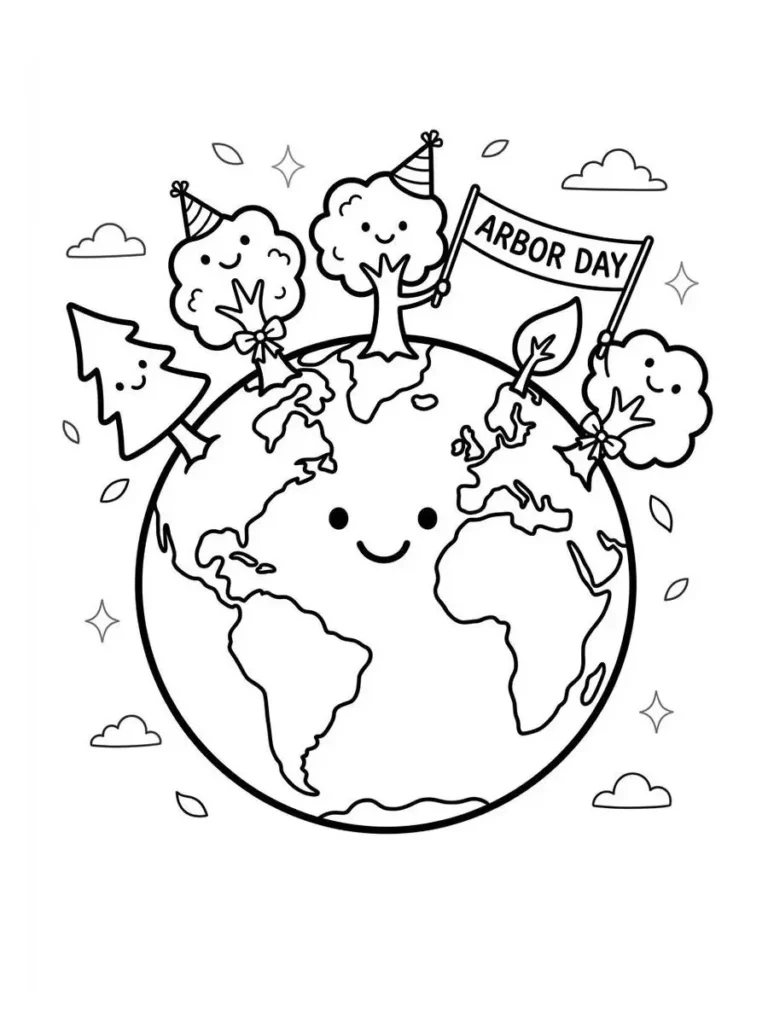 arbor day coloring page_24