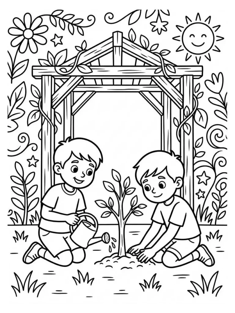 arbor day coloring page_28