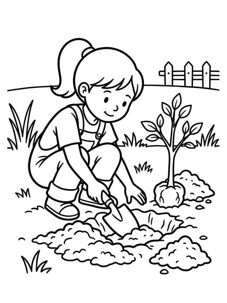 arbor day coloring page_8