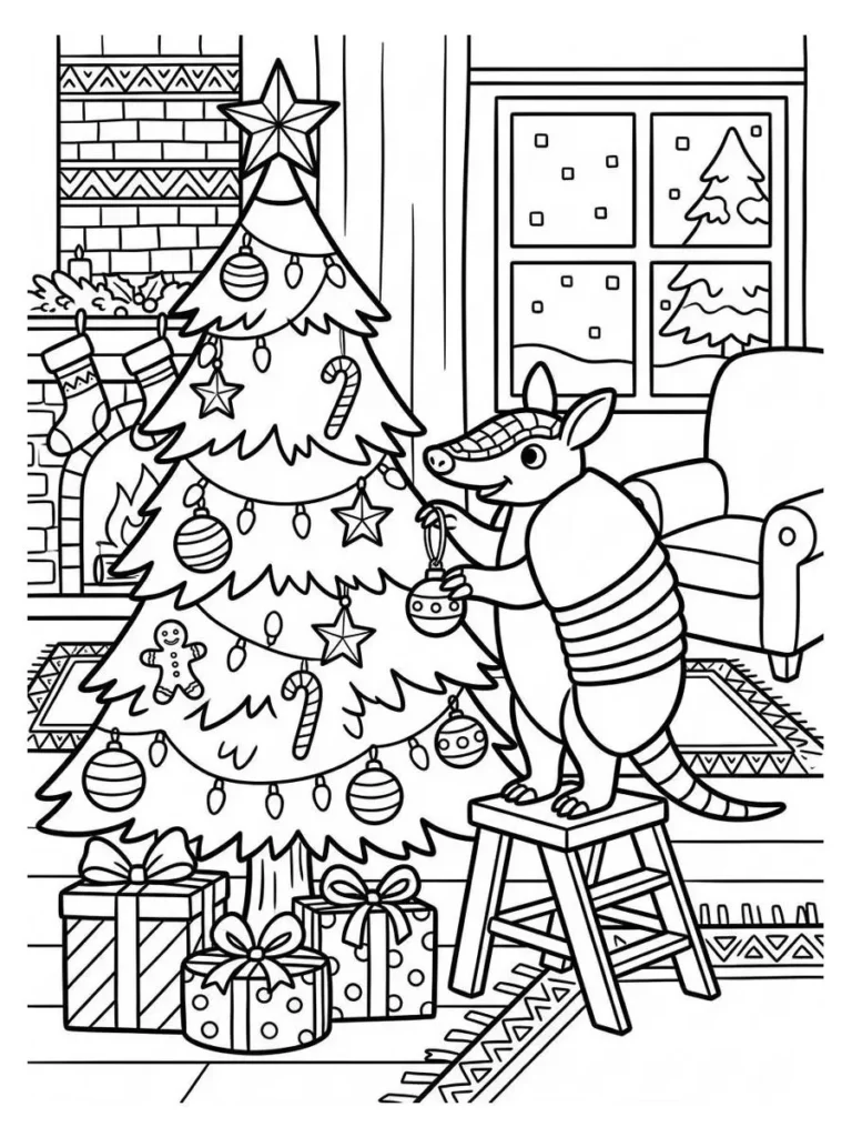 armadillo coloring pages_18