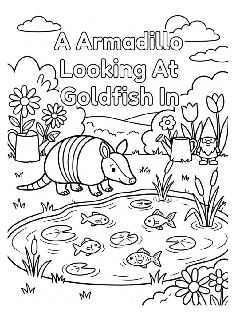 armadillo coloring pages_9