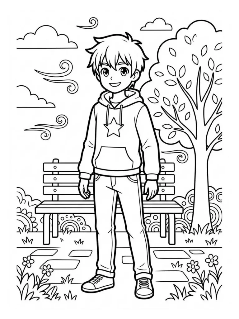 assassination classroom coloring page_3