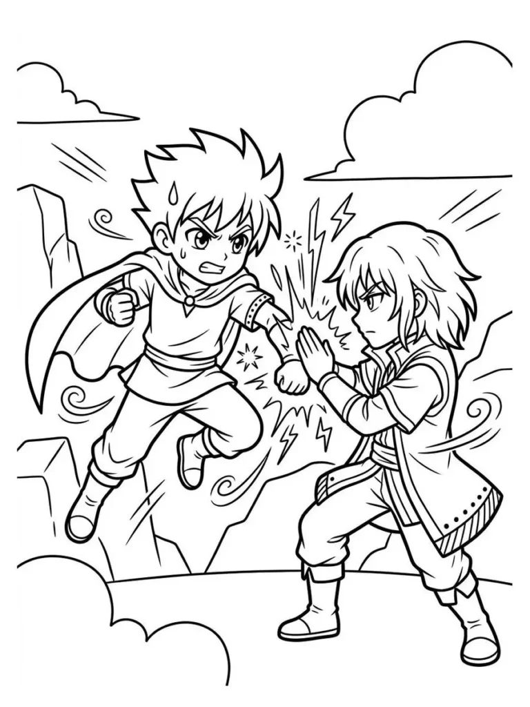 assassination classroom coloring page_5