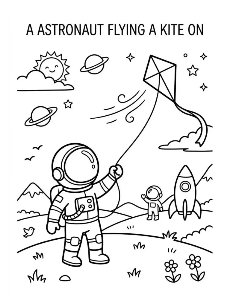 astronaut coloring page_10