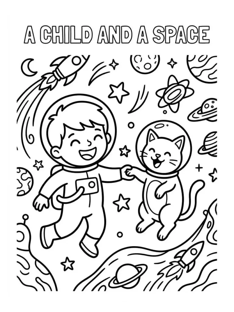 astronaut coloring page_2