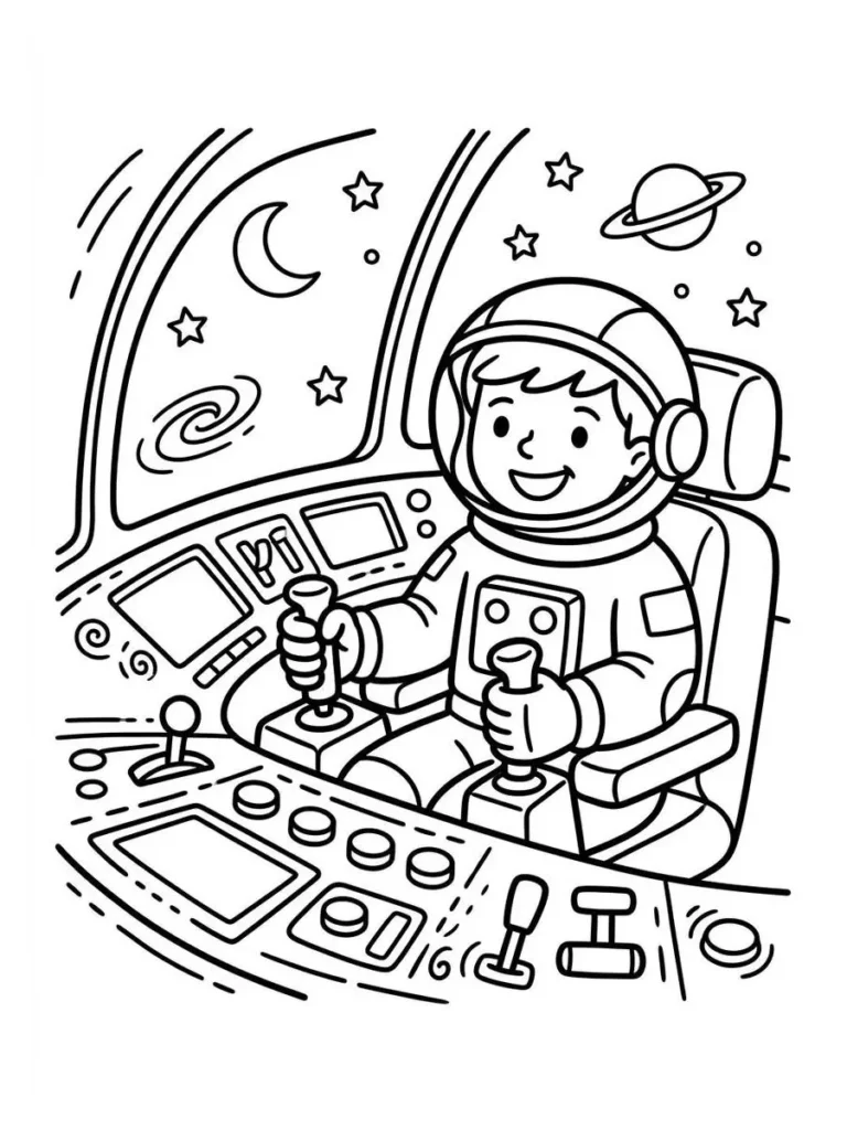 astronaut coloring page_22