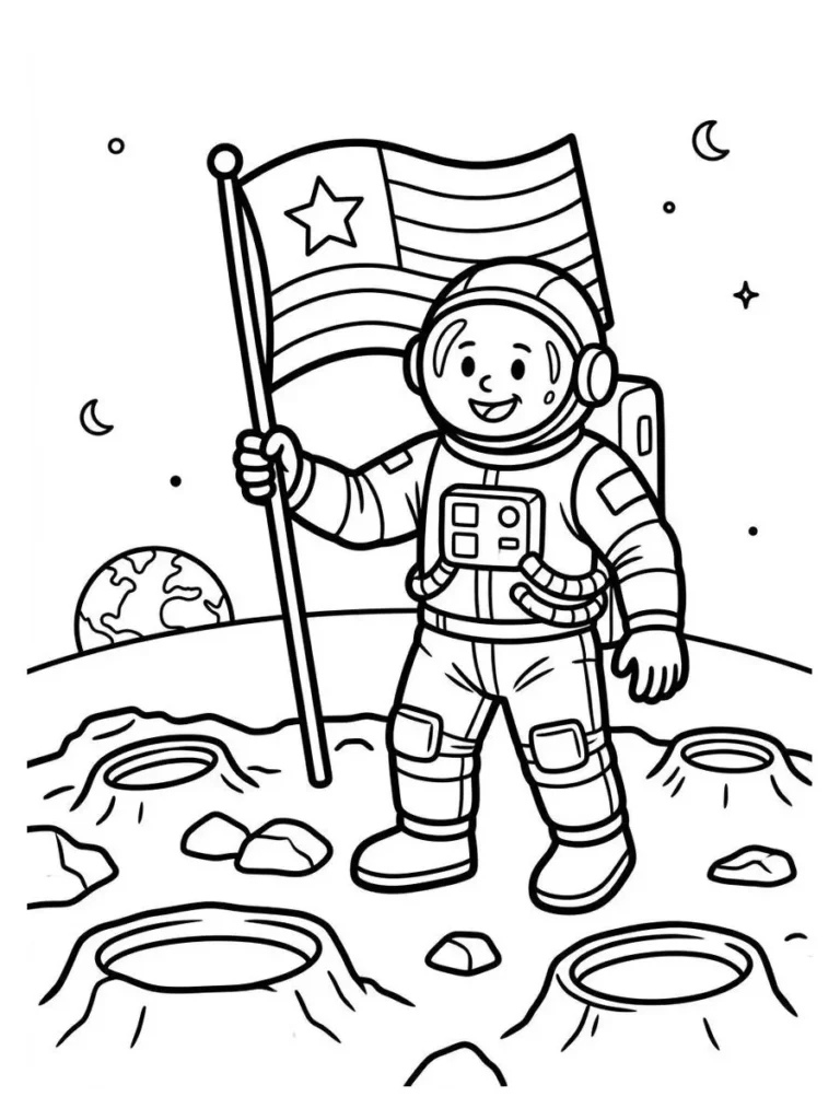 astronaut coloring page_3