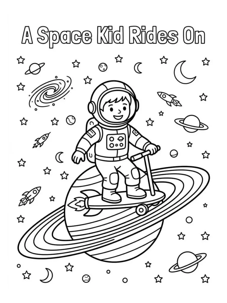 astronaut coloring page_4