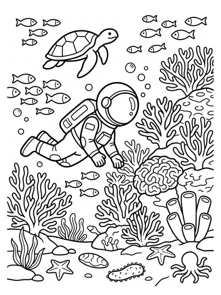 astronaut coloring page_6