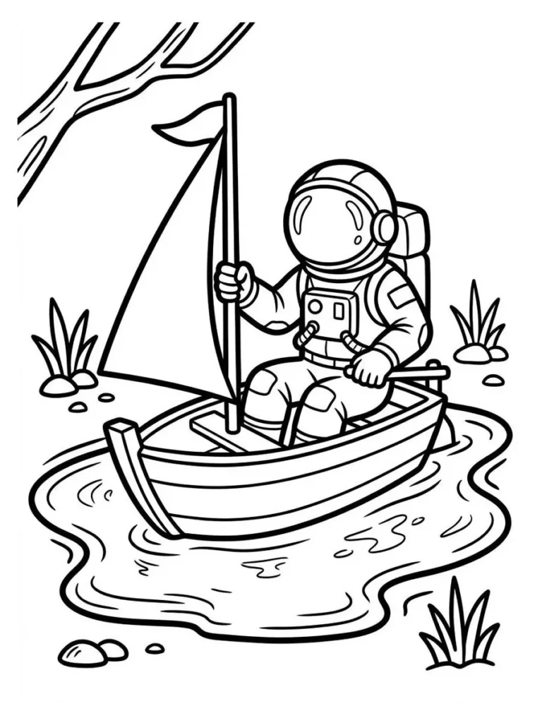 astronaut coloring page_8