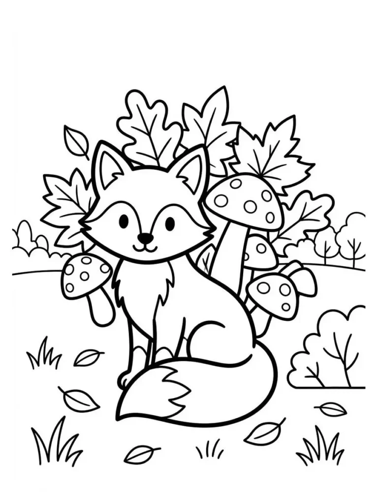 autumn coloring page_13