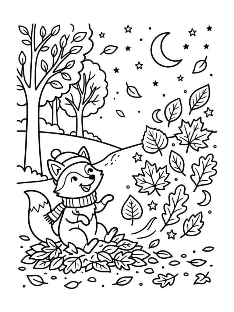 autumn coloring page_14