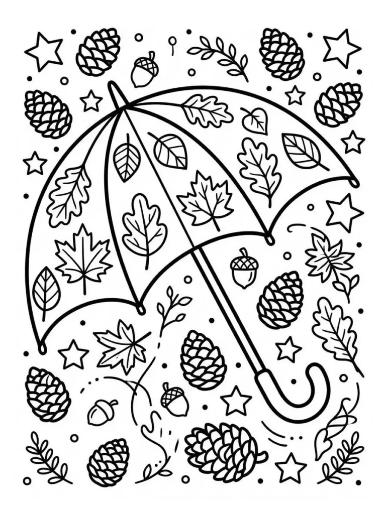 autumn coloring page_16