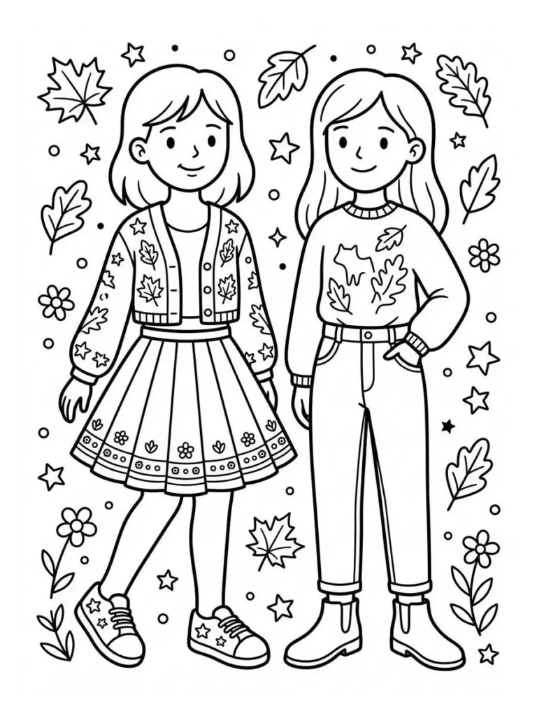 autumn coloring page_22