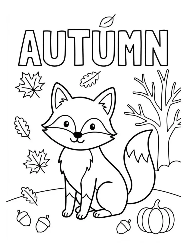 autumn coloring page_32