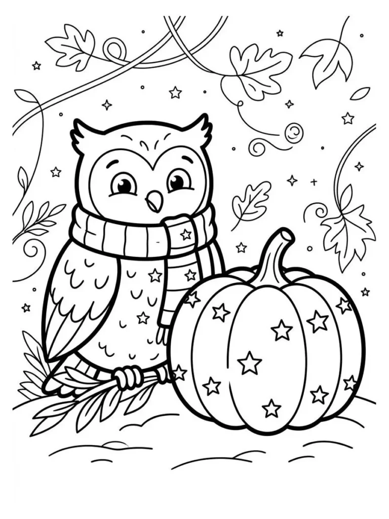autumn coloring page_7
