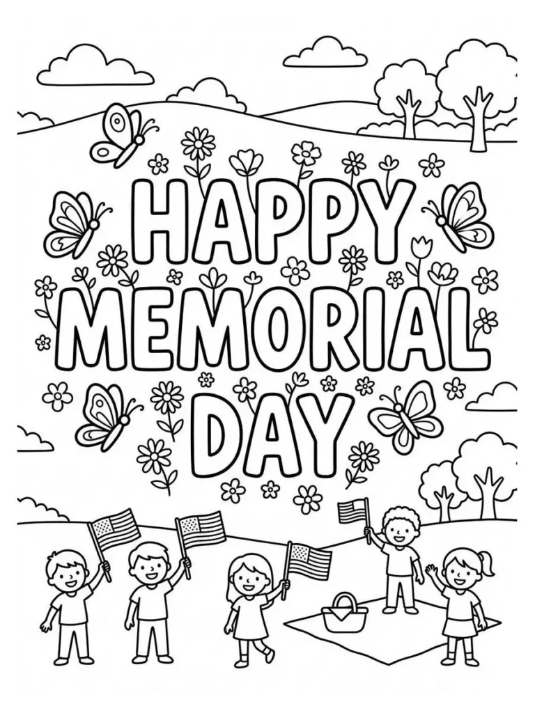memorial day coloring sheet_15