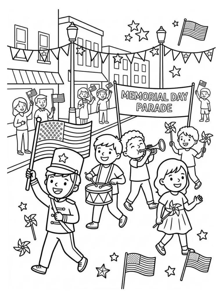 memorial day coloring sheet_23