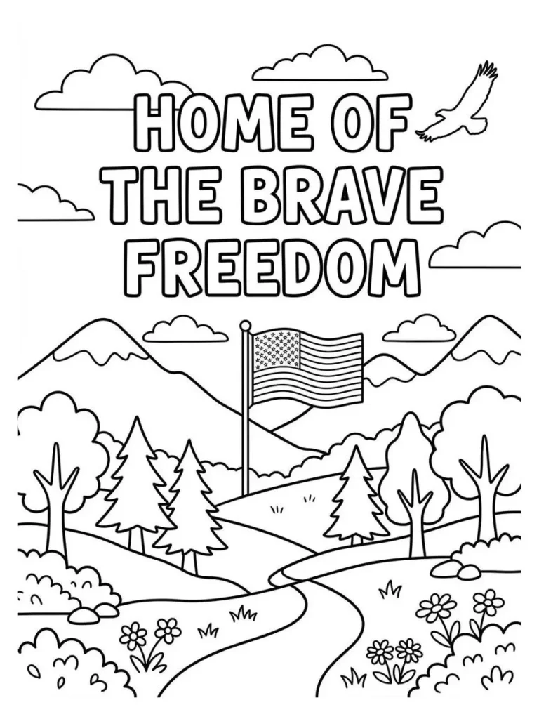 memorial day coloring sheet_24