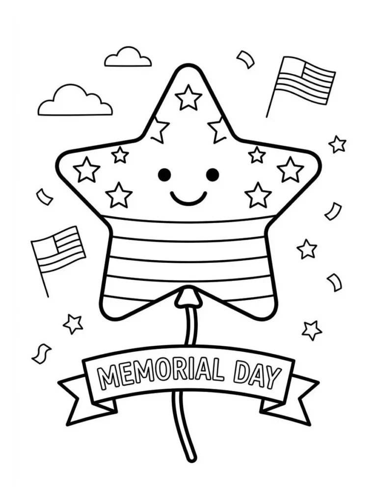 memorial day coloring sheet_35