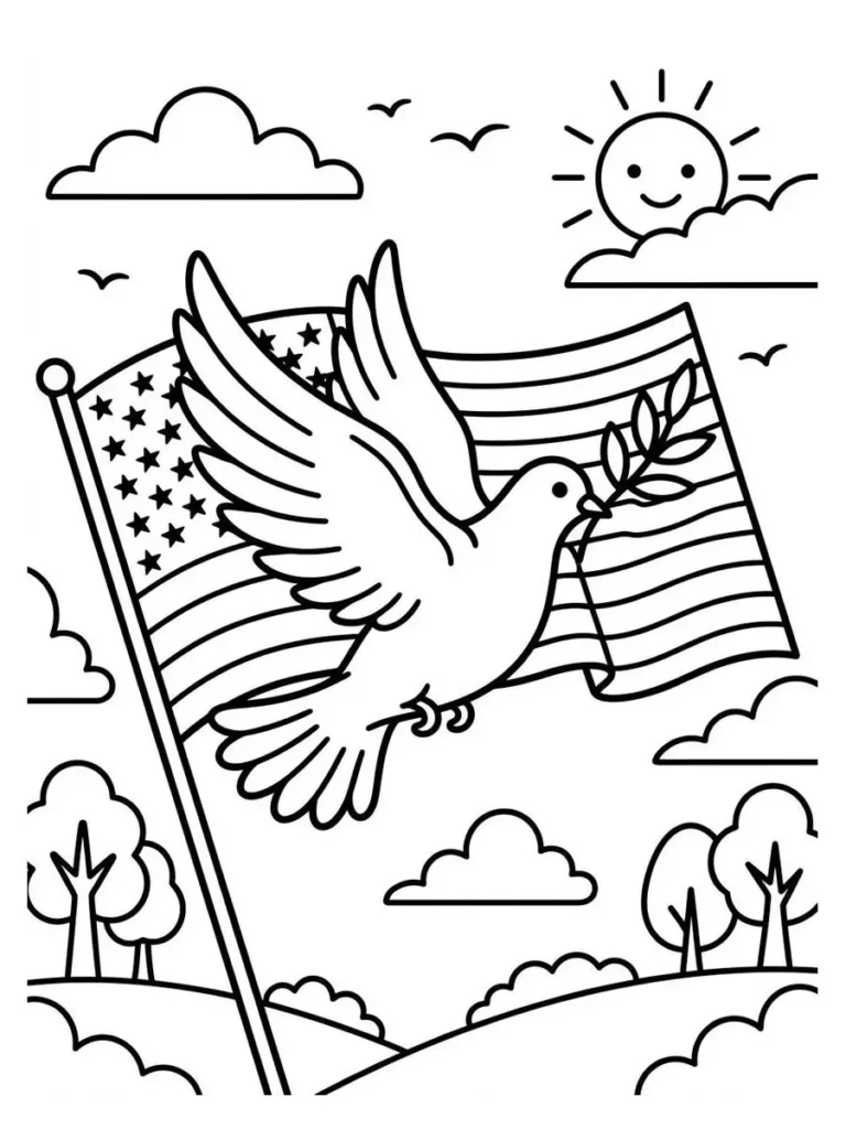 memorial day coloring sheet_36