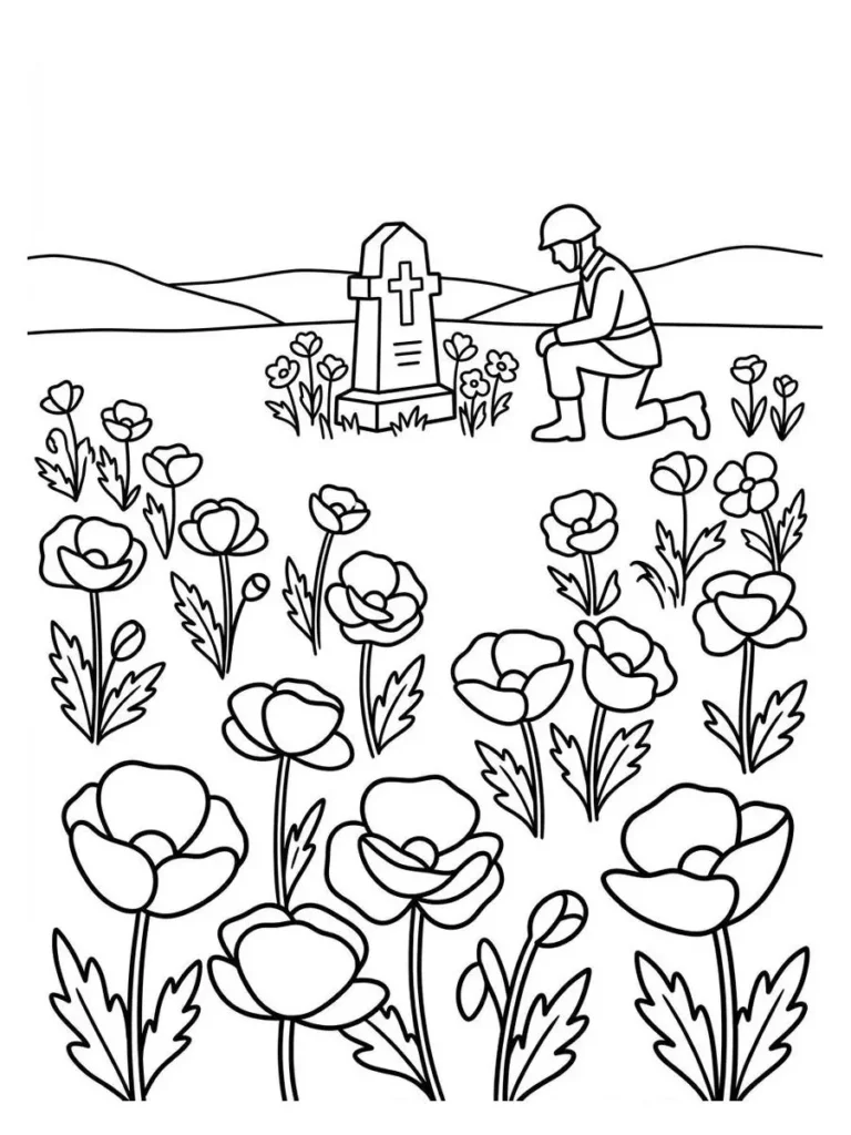 memorial day coloring sheet_37
