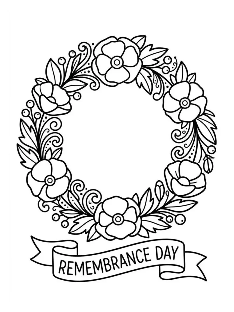 memorial day coloring sheet_38