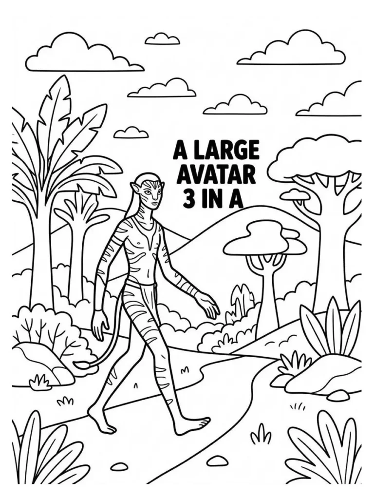 avatar 3 coloring sheet_1