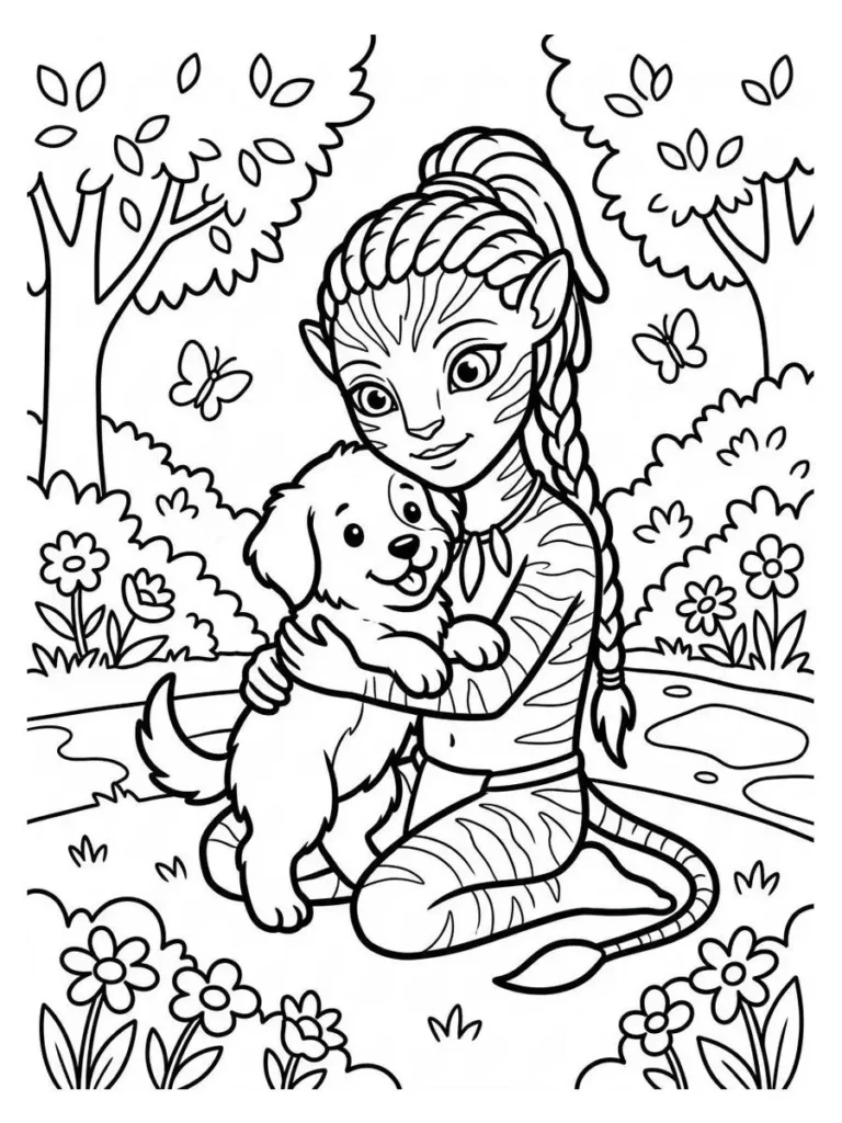 avatar 3 coloring sheet_4