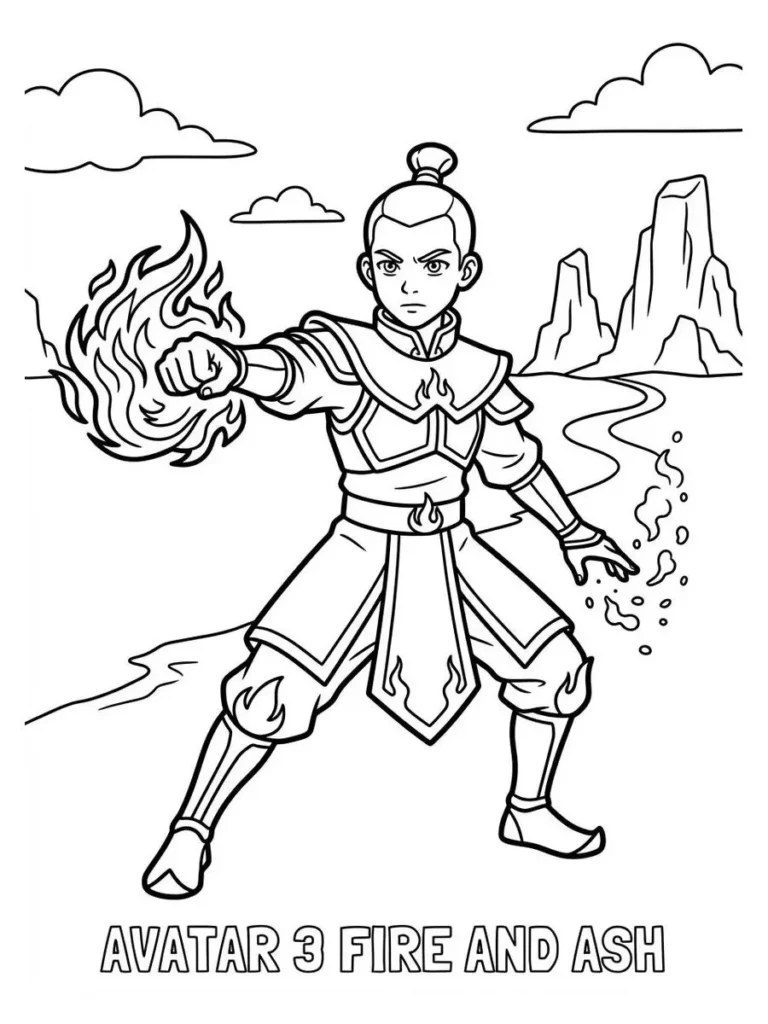 avatar 3 coloring sheet_9