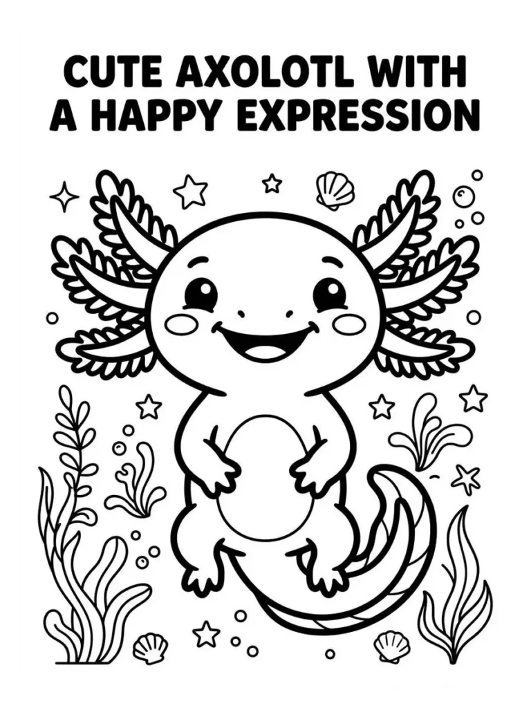 axolotl coloring pages_13
