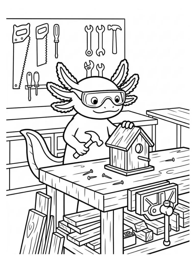 axolotl coloring pages_14