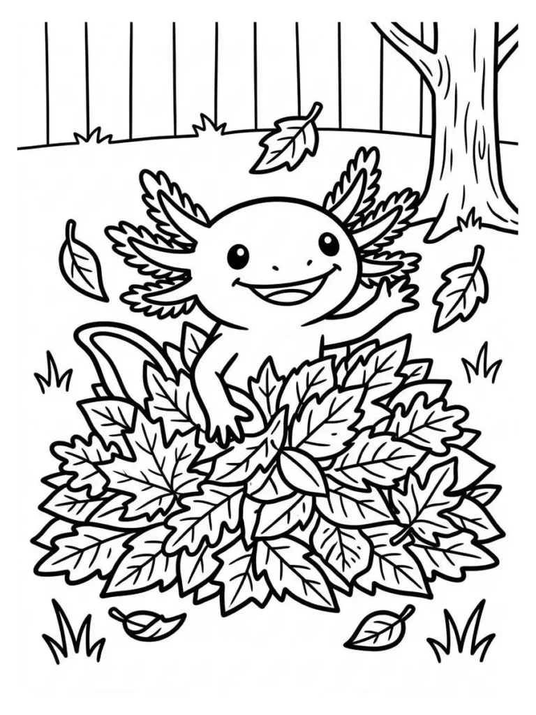 axolotl coloring pages_18