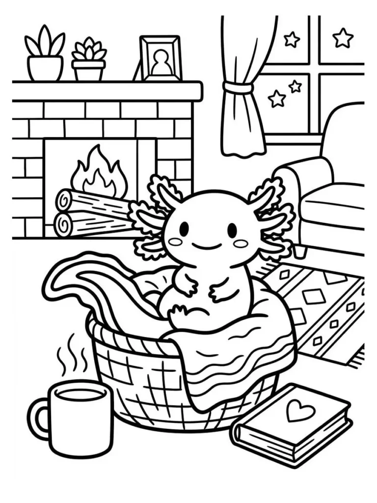axolotl coloring pages_23