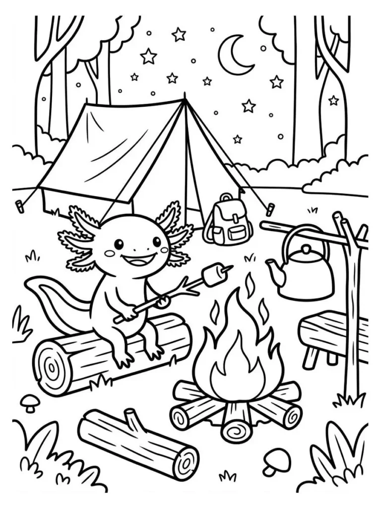 axolotl coloring pages_24
