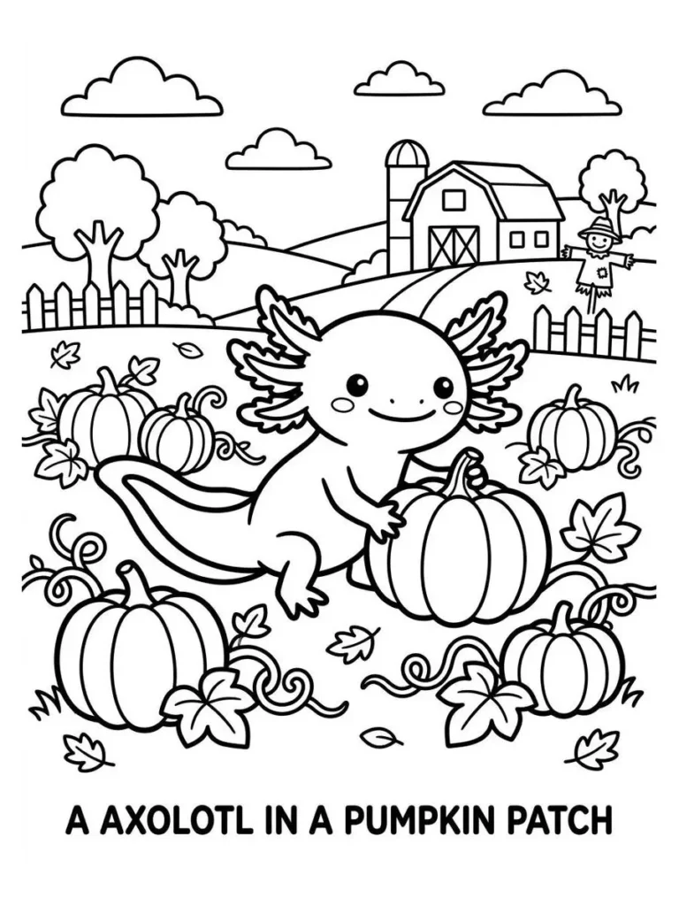 axolotl coloring pages_26