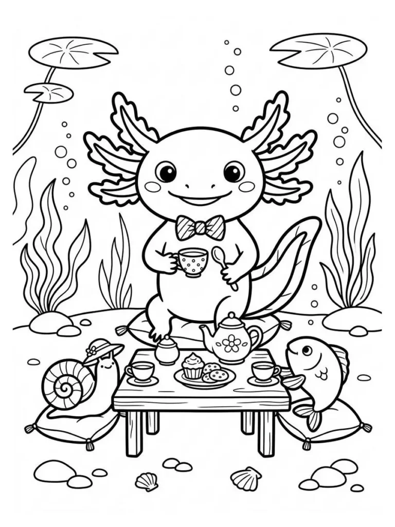 axolotl coloring pages_27