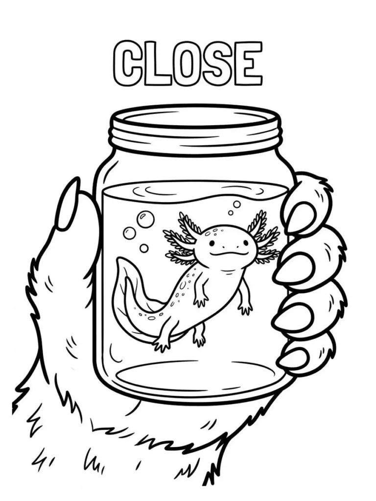 axolotl coloring pages_28