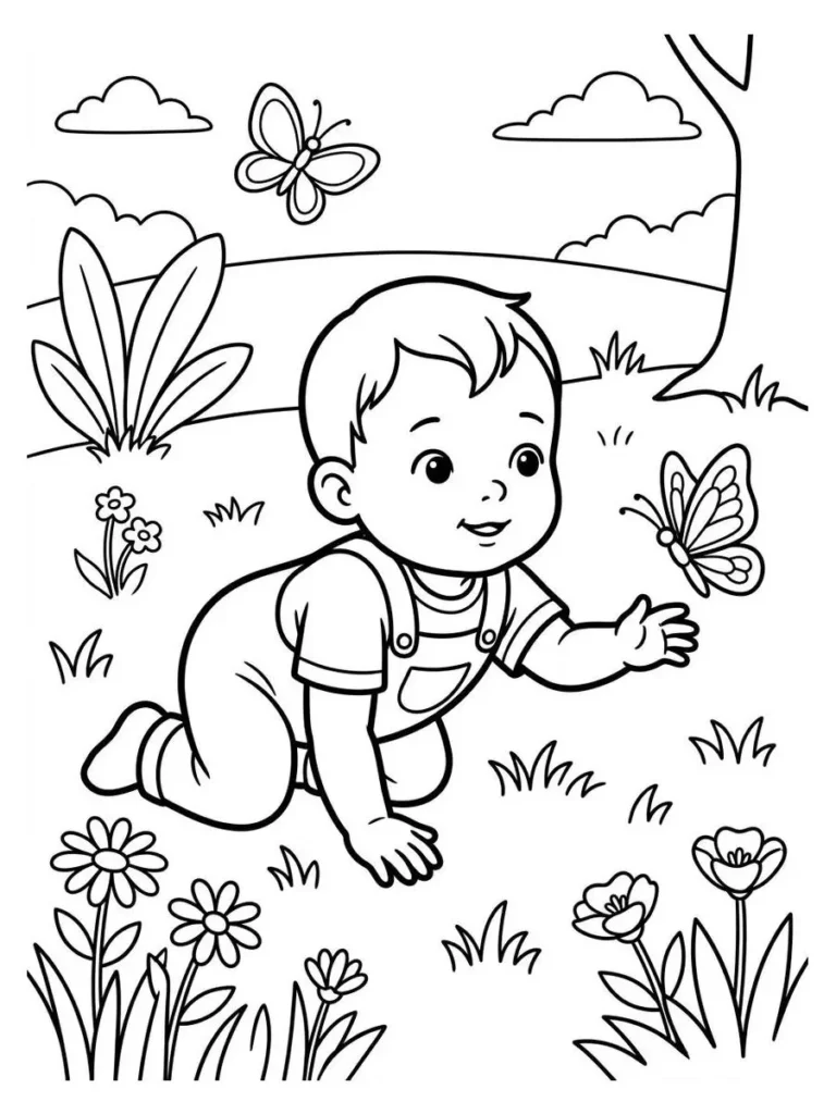 baby coloring sheets_13