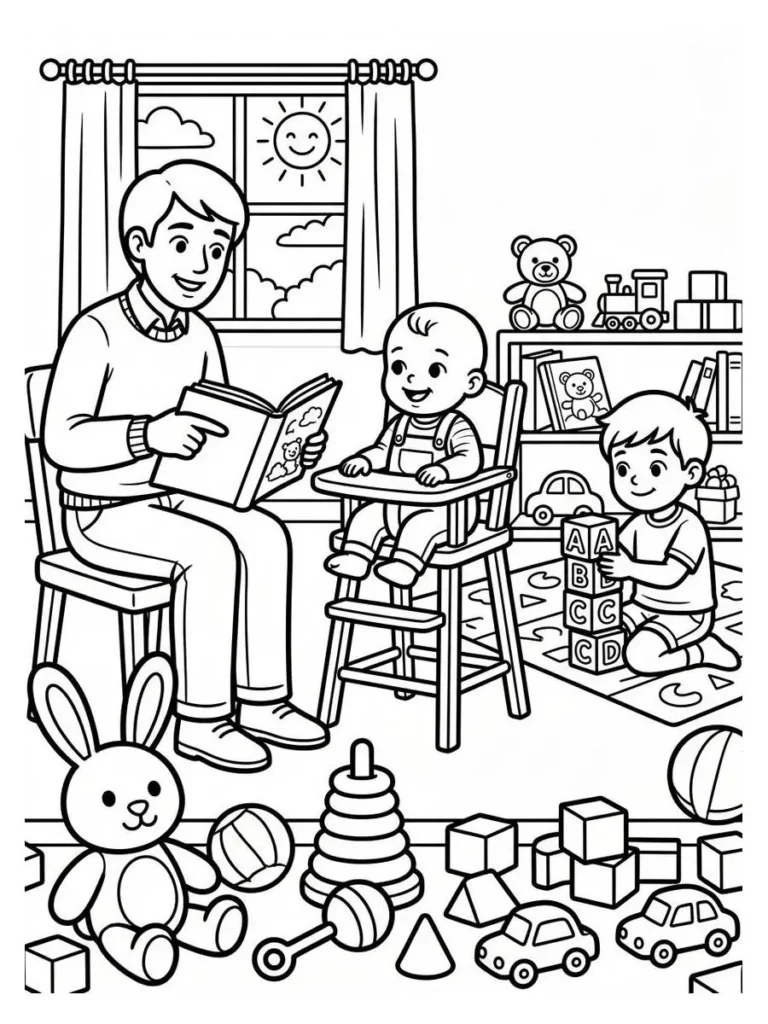 baby coloring sheets_19